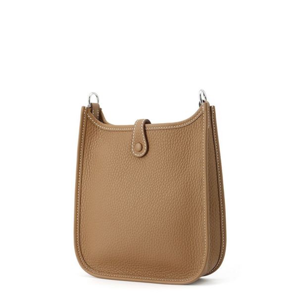 エルメス ショルダーバッグ エブリンTPM 111cm ゴールド/シルバー金具 トリヨンクレマンス W刻印 HERMES Evelyne