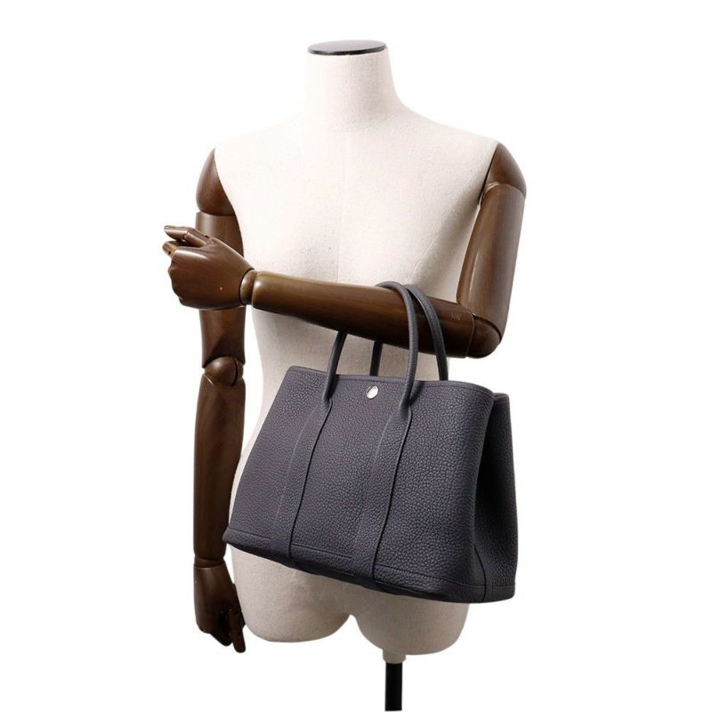 エルメス トートバッグ ガーデンパーティTPM アルドワーズ/シルバー金具 ネゴンダ K刻印 HERMES Garden Party