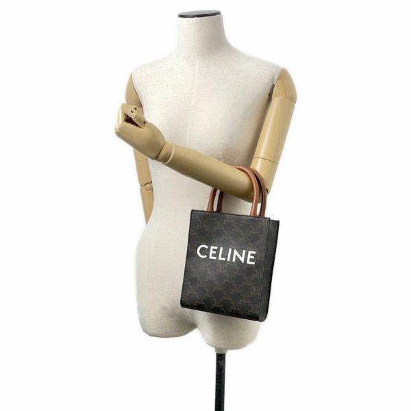 セリーヌ ハンドバッグ トリオンフ ミニ バーティカル カバ 194372 CELINE 2wayショルダーバッグ