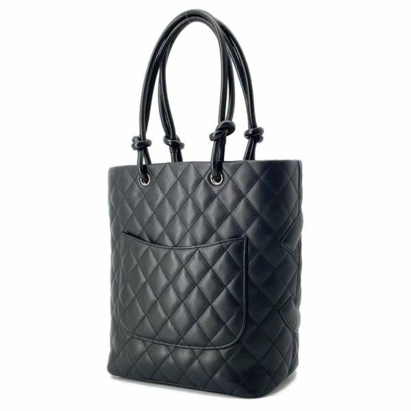 シャネル ハンドバッグ カンボンライン ココマーク ミディアムトート A25167 CHANEL バッグ 黒