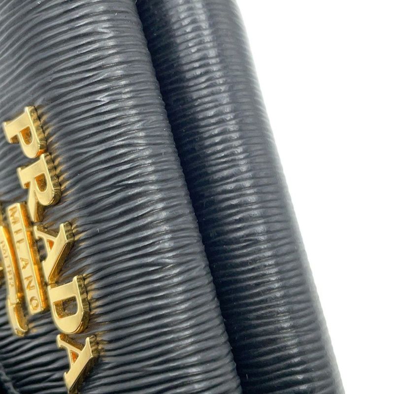 プラダ 三つ折り財布 ヴィッテロ ムーブ コンパクトウォレット 1MH021 PRADA 財布 黒