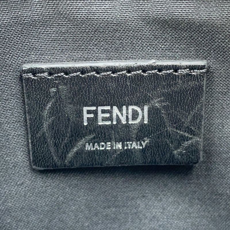 フェンディ ショルダーバッグ ダイアゴナル カメラケース レザー PVC 7M0286 FENDI 黒