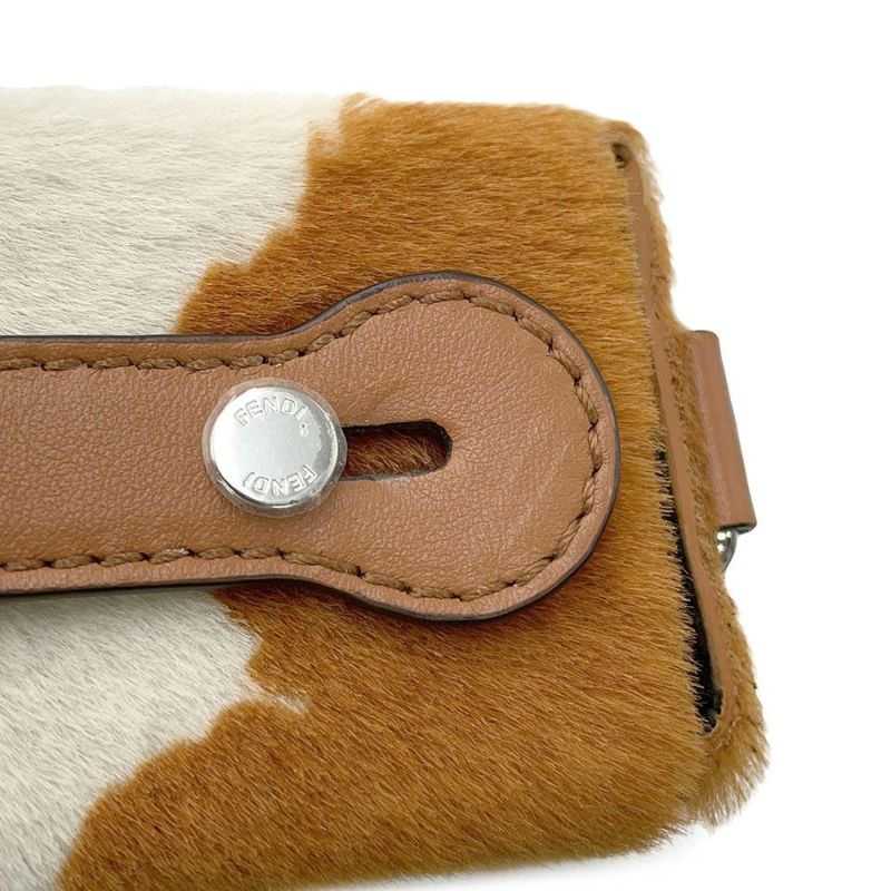 フェンディ ショルダーバッグ ソフトトランク バゲット シープスキン 7VA565 2way