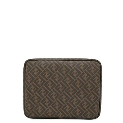 FENDI ポーチ　ズッカ　小物入れ　フェンディ フェンディFENDIポーチ】ズッカ柄ロゴ化粧ポーチ小物入れ文具