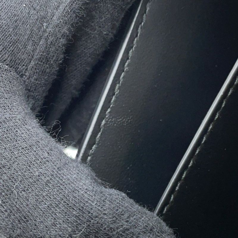 バレンシアガ チェーンショルダーバッグ ダウンタウン DOWNTOWN XS クロコ型押しレザー 689121 BALENCIAGA 黒