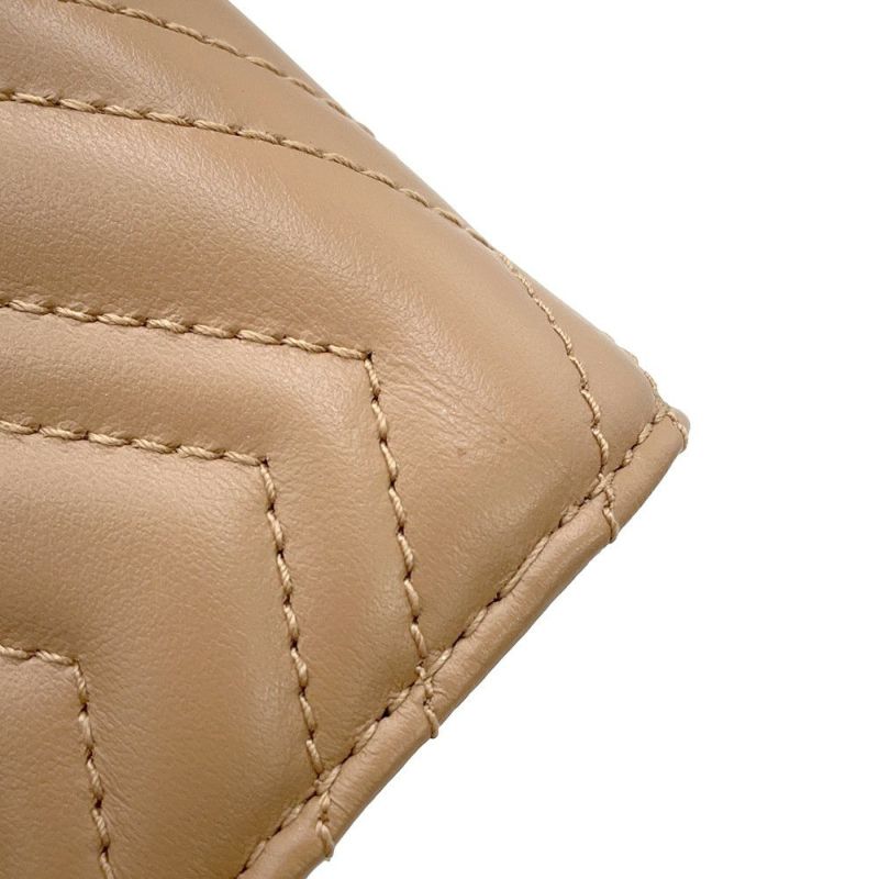 グッチ 二つ折り財布 GGマーモント カードケース ウォレット 466492 GUCCI ダブルG シェブロン
