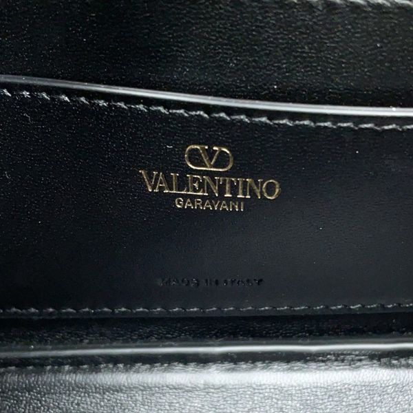 ヴァレンティノ・ガラヴァーニ ショルダーバッグ ロックスタッズ レザー 3W5B0Q57XUH VALENTINO 黒
