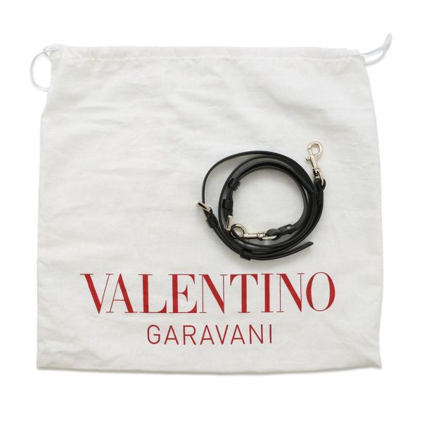 ヴァレンティノ・ガラヴァーニ ショルダーバッグ ロックスタッズ レザー 3W5B0Q57XUH VALENTINO 黒