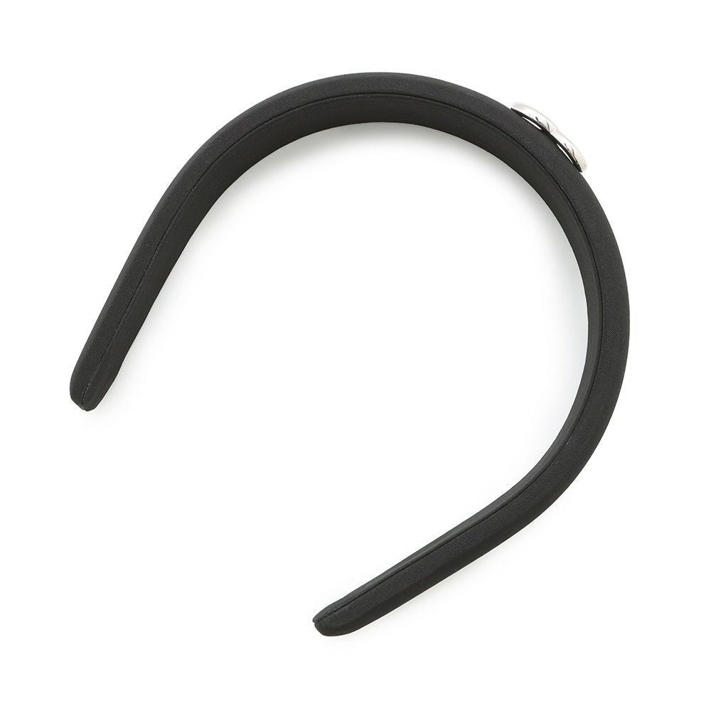 シャネル カチューシャ ココマーク ナイロン ABF180 CHANEL 黒 ヘアアクセサリー