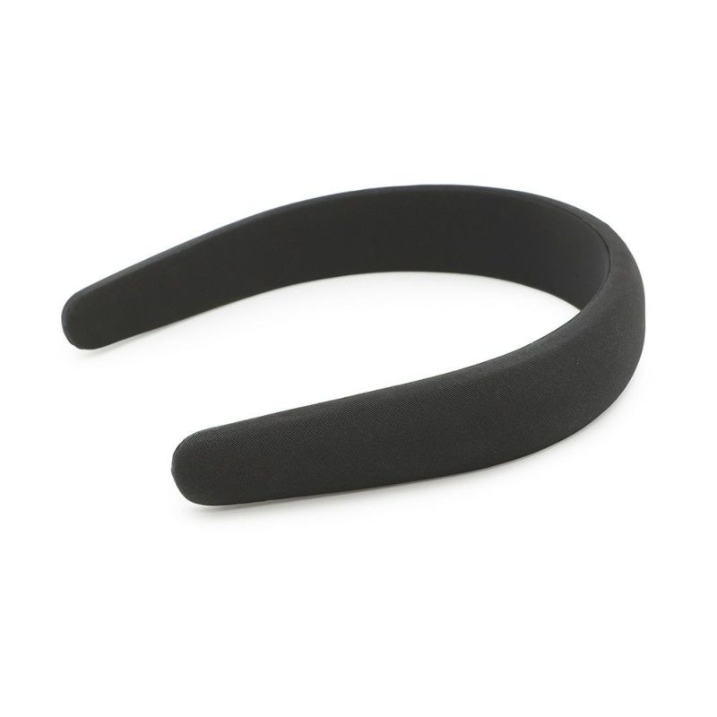 シャネル カチューシャ ココマーク ナイロン ABF180 CHANEL 黒 ヘアアクセサリー