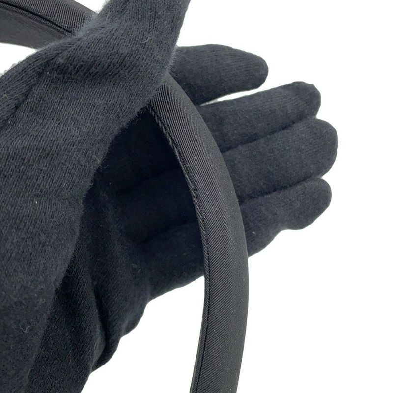 シャネル カチューシャ ココマーク ナイロン ABF180 CHANEL 黒 ヘアアクセサリー