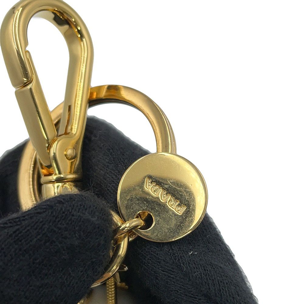 プラダ キーホルダー ロボット マーメイド バッグチャーム サフィアーノ メタル レジン 1TR033 PRADA