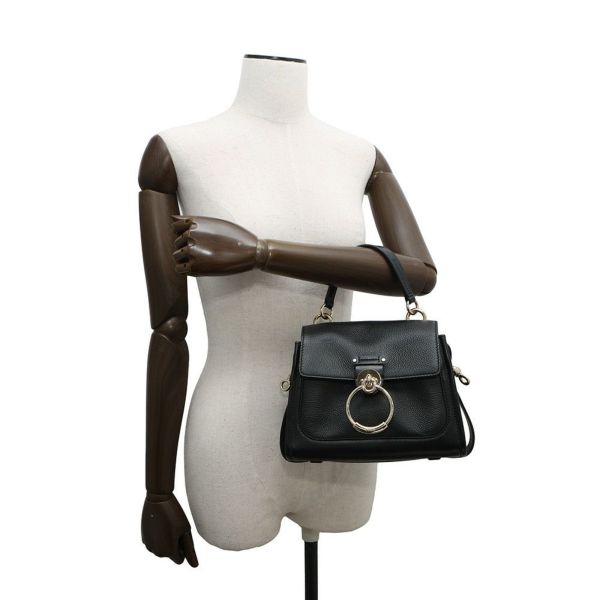 Chloé ブラックレザーハンドバッグ クロエ Chloé ブラック レザー ハンドバッグ（Chloe クロエ