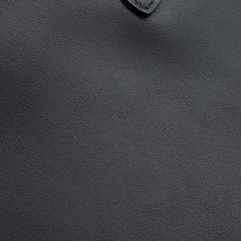 エルメス ボディバッグ ポルトフォイユ・ポッシャンプリュス ブラック/シルバー金具 スイフト B刻印 黒