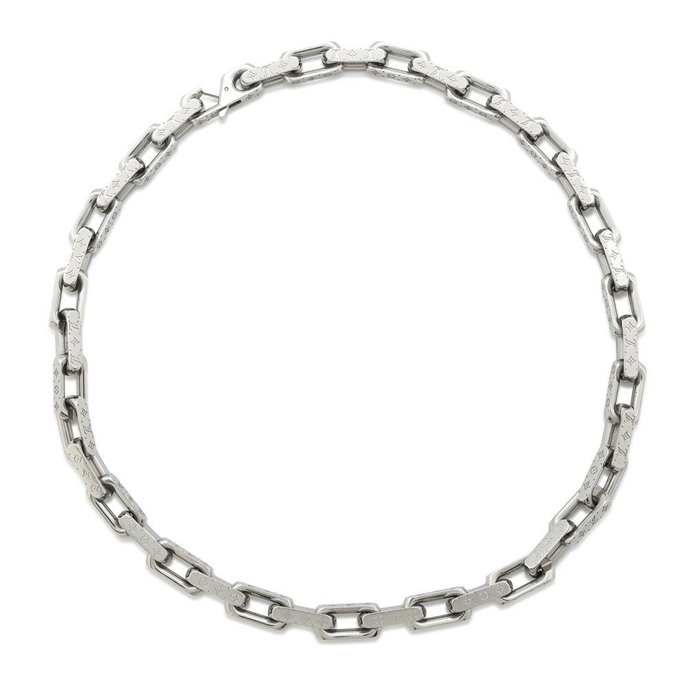 ルイヴィトン ネックレス チェーン モノグラム メタル M00307 LOUIS VUITTON メンズ アクセサリー