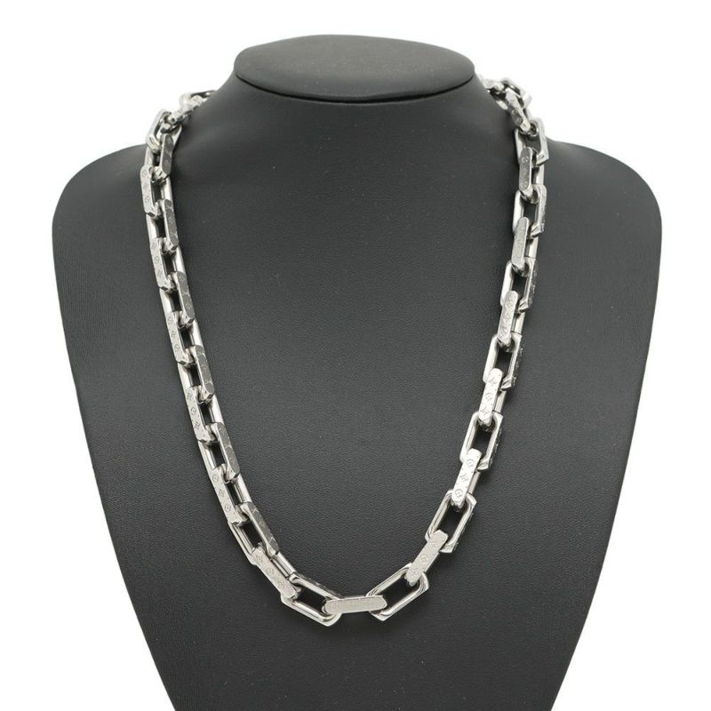 ルイヴィトン ネックレス チェーン モノグラム メタル M00307 LOUIS VUITTON メンズ アクセサリー