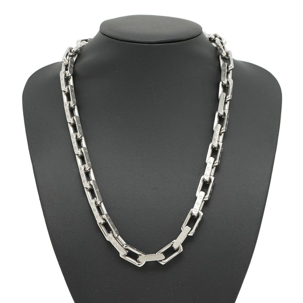 ルイヴィトン ネックレス チェーン モノグラム メタル M00307 LOUIS VUITTON メンズ アクセサリー