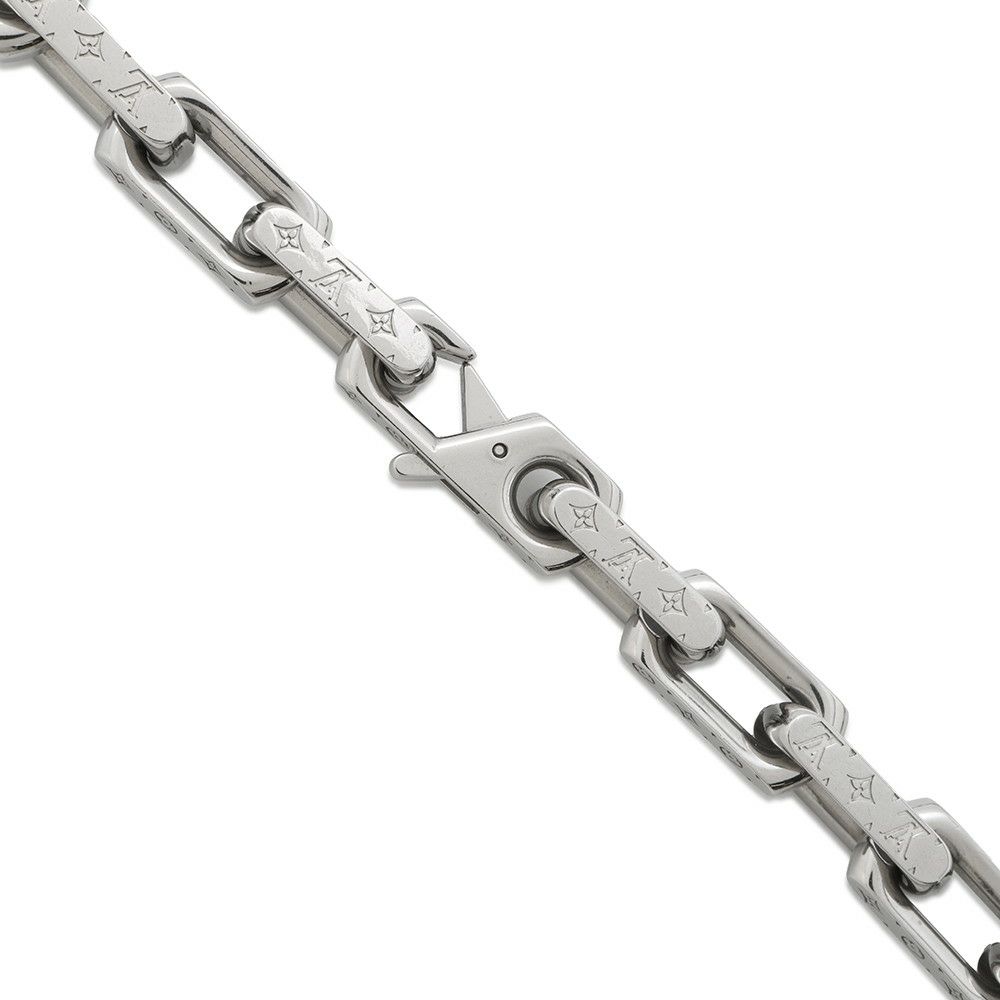 ルイヴィトン ネックレス チェーン モノグラム メタル M00307 LOUIS VUITTON メンズ アクセサリー