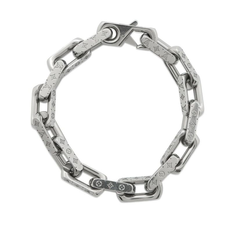 ルイヴィトン ブレスレット モノグラム チェーン メタル サイズL M00309 LOUIS VUITTON アクセサリー メンズ