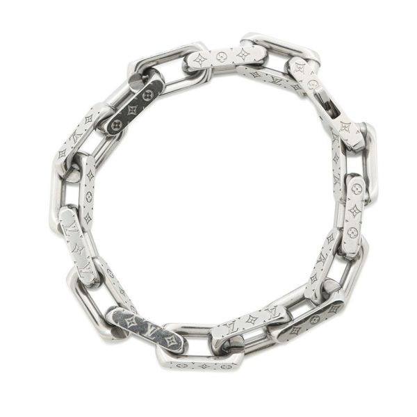 ルイヴィトン ブレスレット モノグラム チェーン メタル サイズL M00309 LOUIS VUITTON アクセサリー メンズ