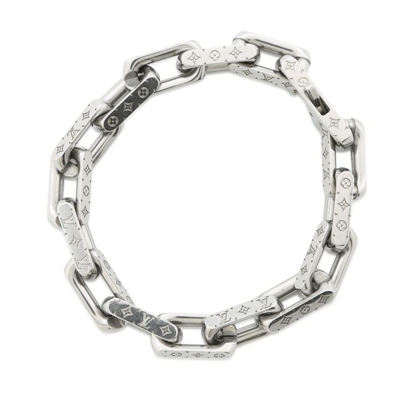 ルイヴィトン ブレスレット モノグラム チェーン メタル サイズL M00309 LOUIS VUITTON アクセサリー メンズ