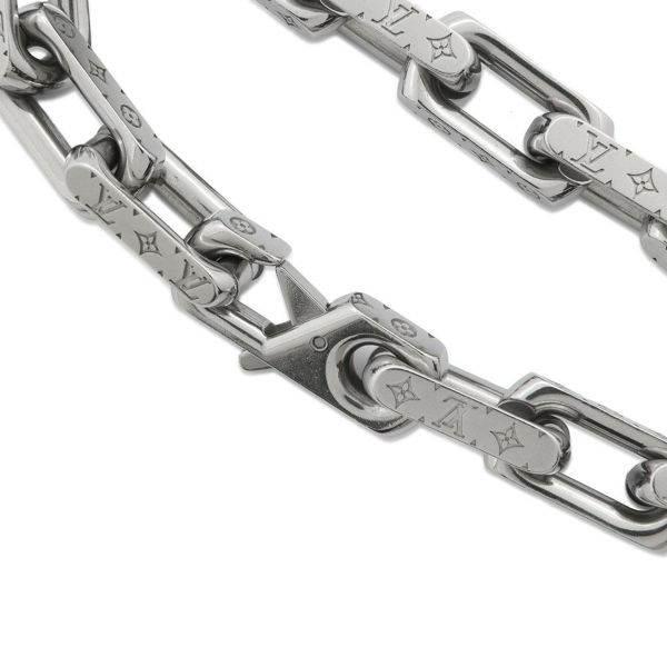 ルイヴィトン ブレスレット モノグラム チェーン メタル サイズL M00309 LOUIS VUITTON アクセサリー メンズ