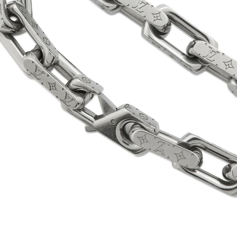 ルイヴィトン ブレスレット モノグラム チェーン メタル サイズL M00309 LOUIS VUITTON アクセサリー メンズ