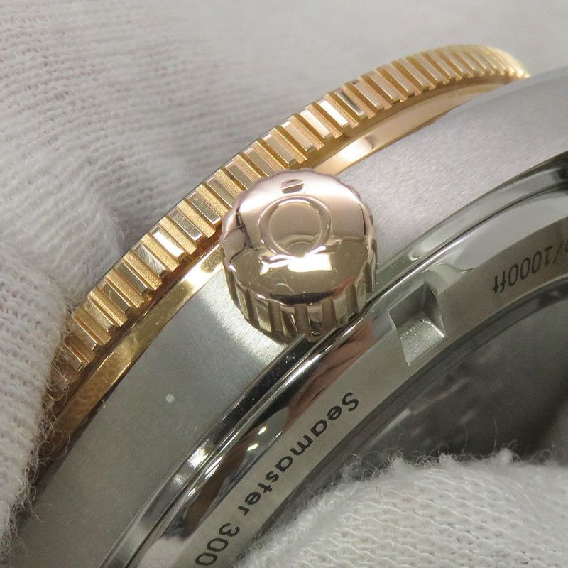 オメガ シーマスター 300 マスター コーアクシャル 233.20.41.21.01.001 OMEGA 黒文字盤 セドナゴールド