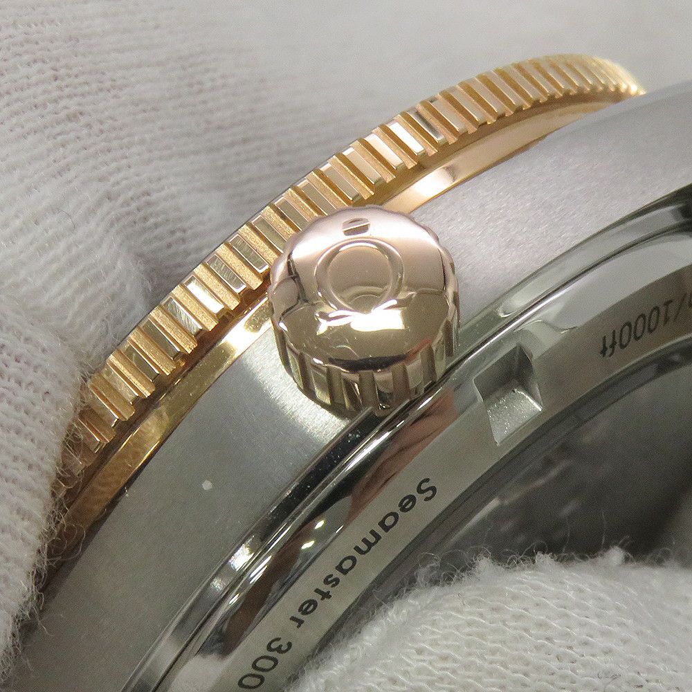 オメガ シーマスター 300 マスター コーアクシャル 233.20.41.21.01.001 OMEGA 黒文字盤 セドナゴールド