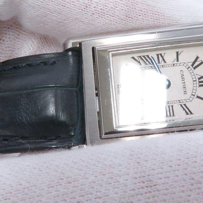 カルティエ タンク バスキュラント SM W1011158 Cartier 腕時計 アイボリー文字盤 クォーツ