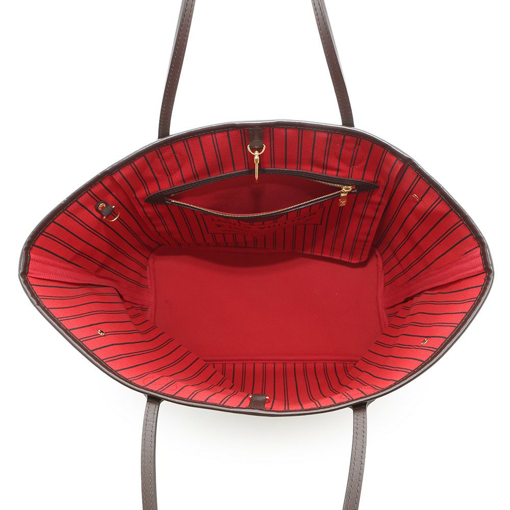 ルイヴィトン トートバッグ ダミエ・エベヌ ネヴァーフルMM ステッカー N40049 LOUIS VUITTON 限定 ヴィトン スパンコール パッチ