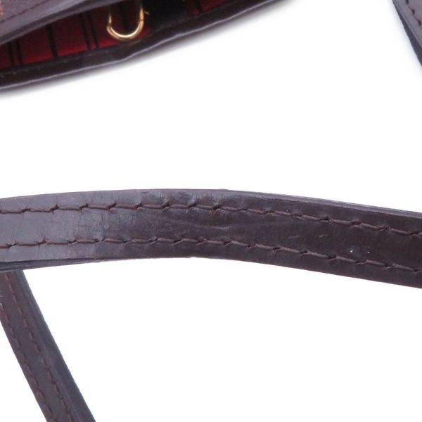 ルイヴィトン トートバッグ ダミエ・エベヌ ネヴァーフルMM ステッカー N40049 LOUIS VUITTON 限定 ヴィトン スパンコール パッチ