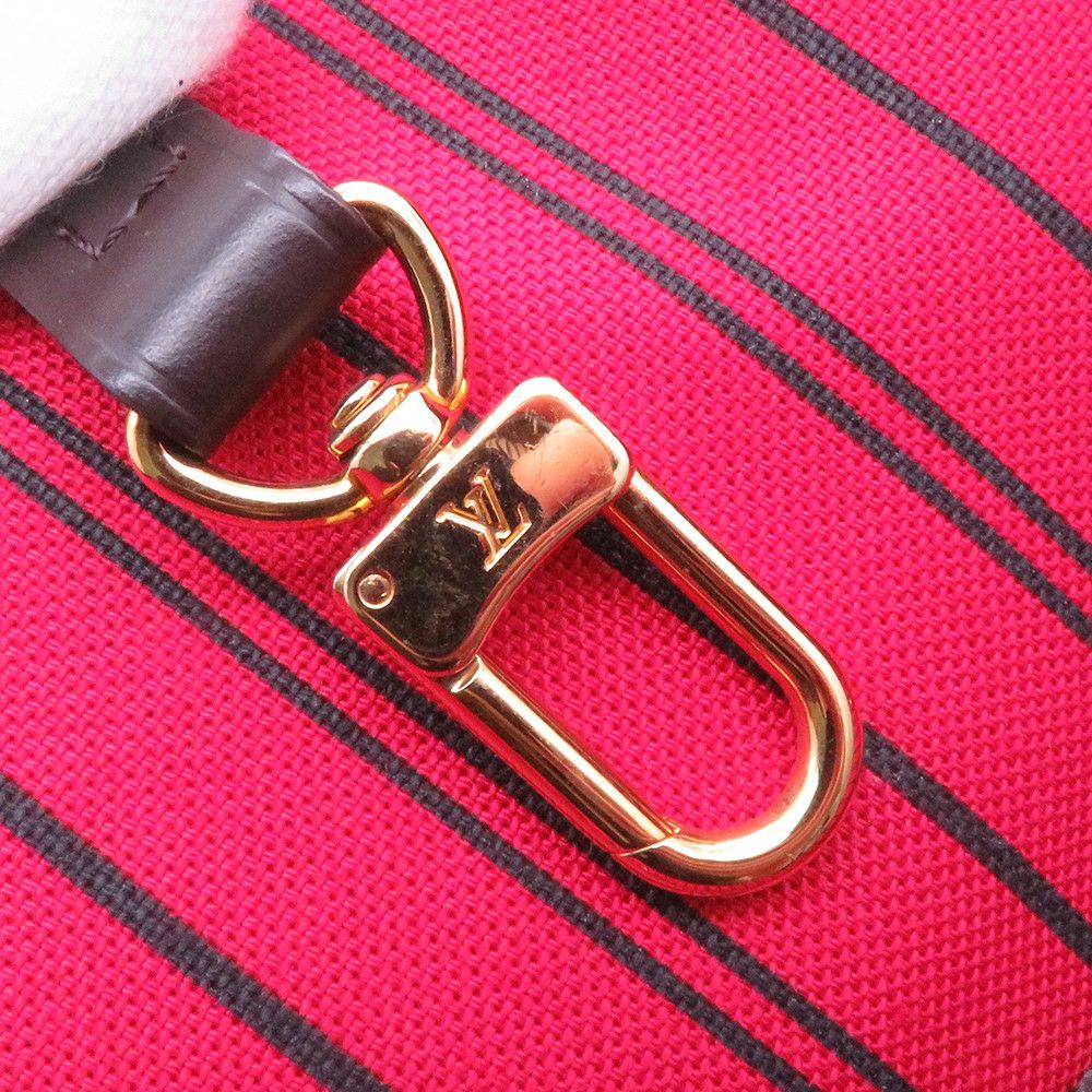 ルイヴィトン トートバッグ ダミエ・エベヌ ネヴァーフルMM ステッカー N40049 LOUIS VUITTON 限定 ヴィトン スパンコール パッチ