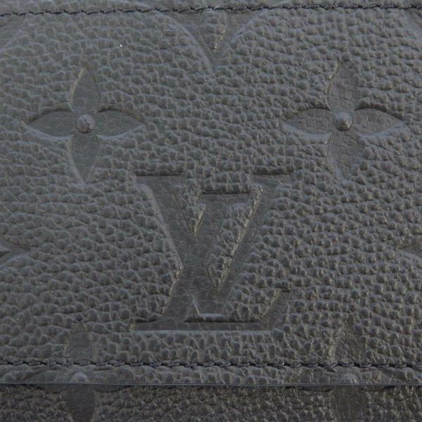 ルイヴィトン 二つ折り財布 モノグラム・アンプラント ポルトフォイユ・クレア M80151 LOUIS VUITTON ヴィトン 財布 ブラック 黒