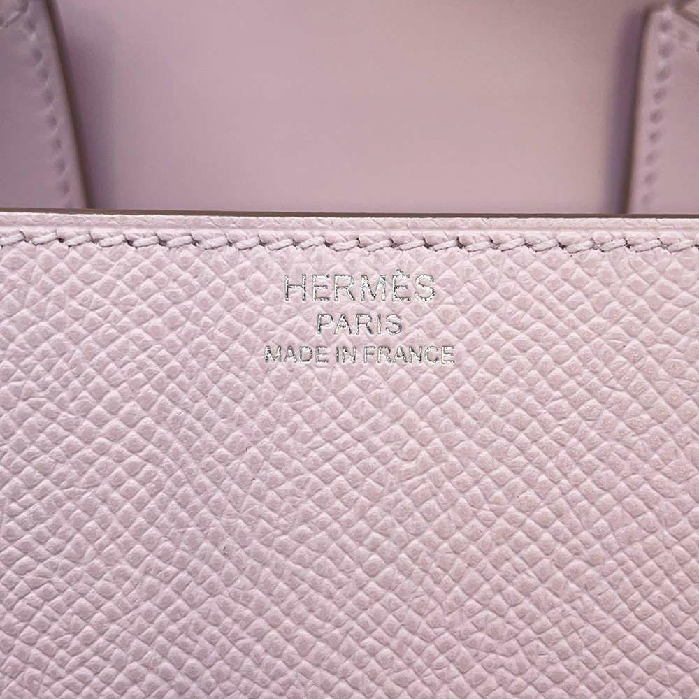 エルメス デッラ・カヴァッレリア ミニ モーヴペール/シルバー金具 ヴォーエプソン U刻印