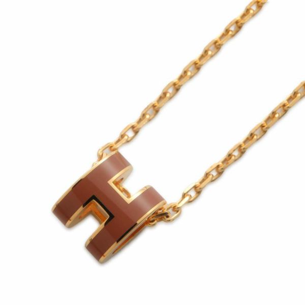 エルメス ネックレス ミニ・ポップアッシュ ニューゴールド/ゴールド金具 HERMES アクセサリー