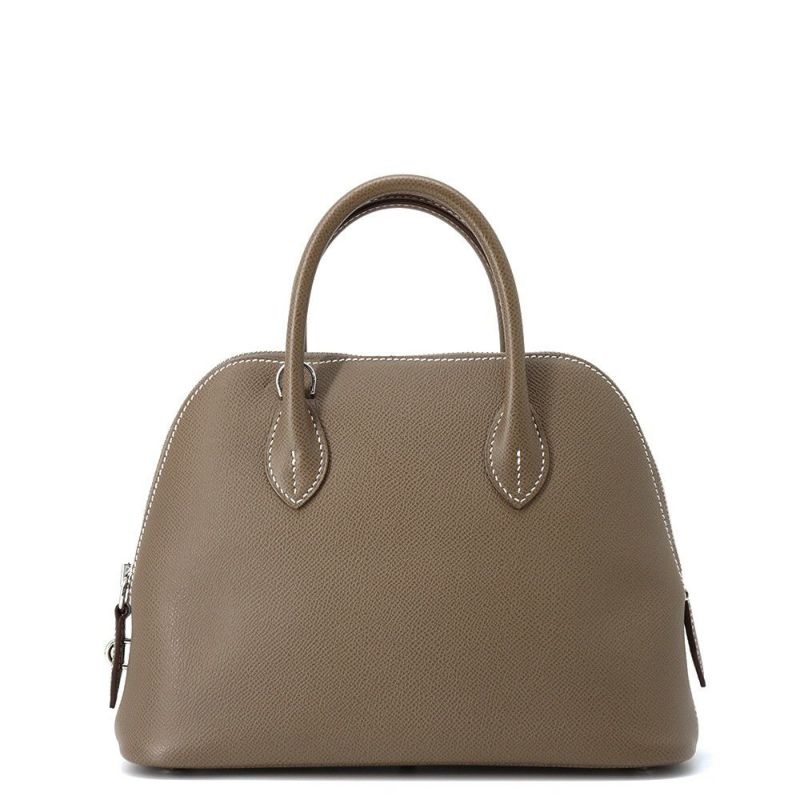エルメス ボリード1923 25 エトゥープ/シルバー金具 エプソン U刻印 2wayショルダー