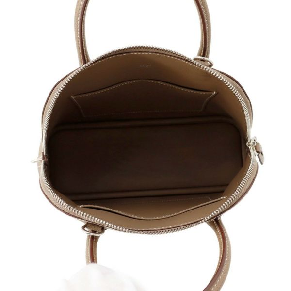 エルメス ボリード1923 25 エトゥープ/シルバー金具 エプソン U刻印 2wayショルダー