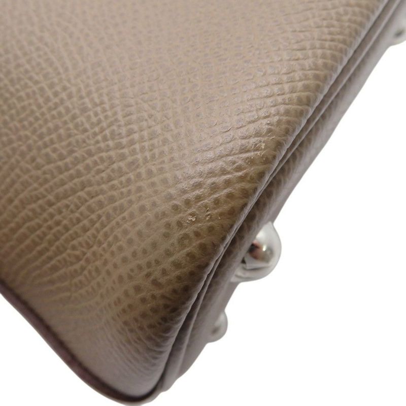 エルメス ボリード1923 25 エトゥープ/シルバー金具 エプソン U刻印 2wayショルダー