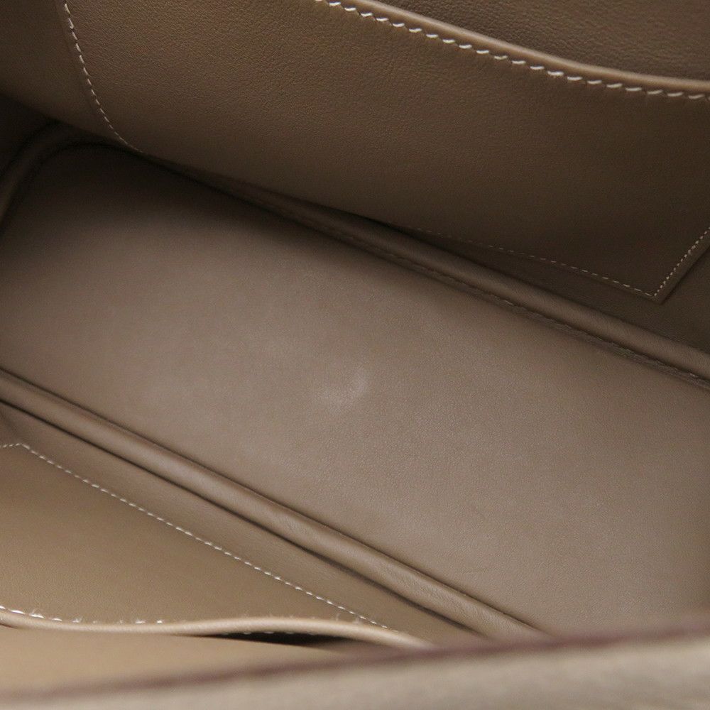 エルメス ボリード1923 25 エトゥープ/シルバー金具 エプソン U刻印 2wayショルダー