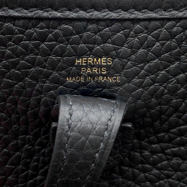 エルメス ショルダーバッグ エブリンTPM 111cm ブラック/ゴールド金具 トリヨンクレマンス K刻印 黒