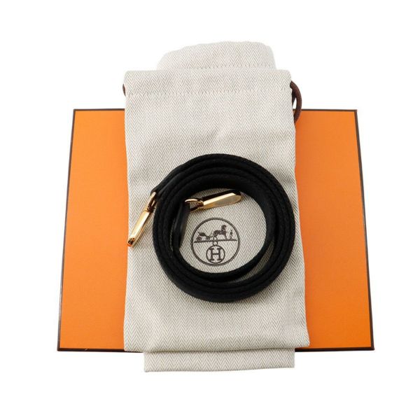 エルメス ショルダーバッグ エブリンTPM 111cm ブラック/ゴールド金具 トリヨンクレマンス K刻印 黒