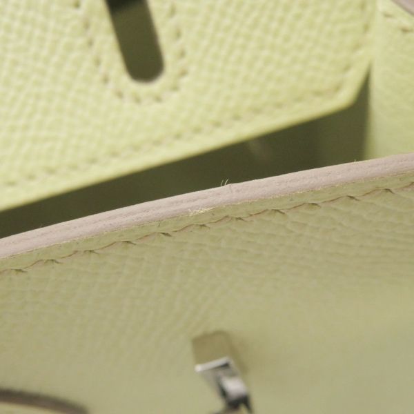 エルメス バーキン25 セリエ ジョーヌミルトン/シルバー金具 エプソン W刻印 HERMES Birkin ハンドバッグ