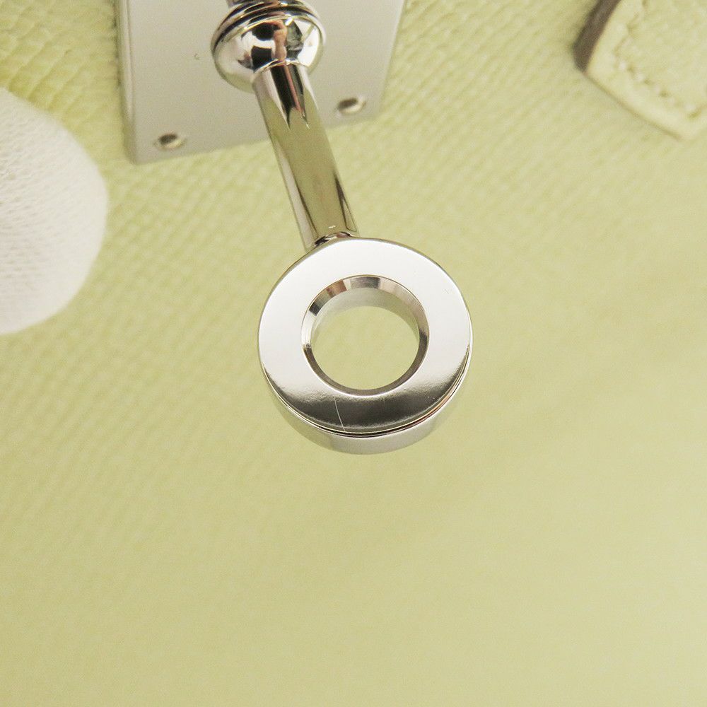 エルメス バーキン25 セリエ ジョーヌミルトン/シルバー金具 エプソン W刻印 HERMES Birkin ハンドバッグ