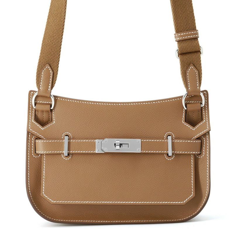 エルメス ジプシエール ミニ ゴールド/シルバー金具 エバーカラー B刻印 HERMES バッグ