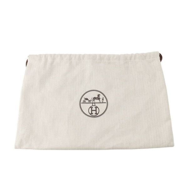 エルメス ショルダーバッグ ヴィドポッシュ エトゥープ/シルバー金具 トゴ B刻印 HERMES