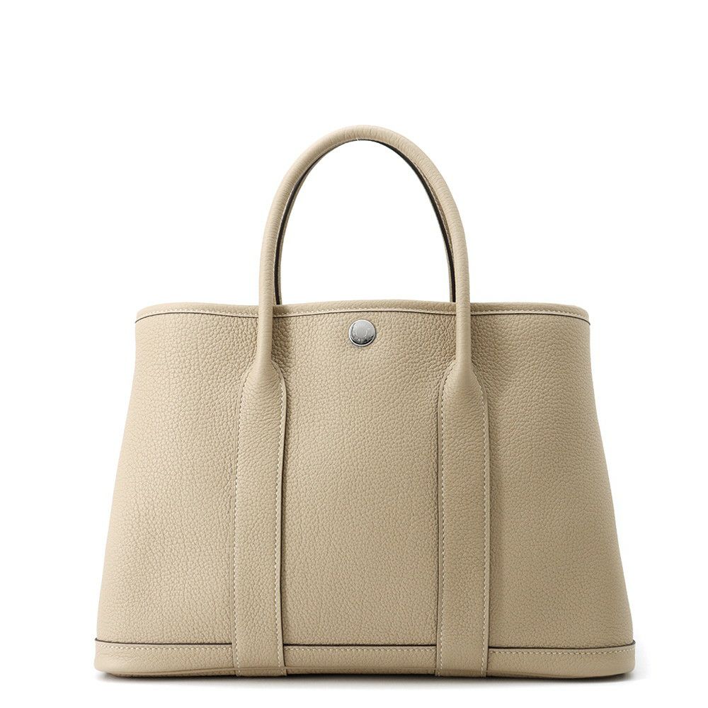 エルメス トートバッグ ガーデンパーティTPM トレンチ/シルバー金具 ネゴンダ K刻印 HERMES Garden Party