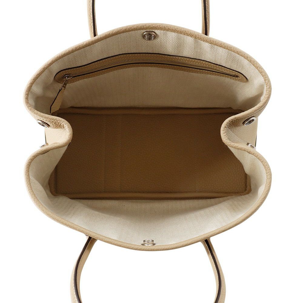 エルメス トートバッグ ガーデンパーティTPM トレンチ/シルバー金具 ネゴンダ K刻印 HERMES Garden Party