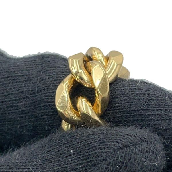 セリーヌ チェーンウォレット マーゴ シャイニーカーフレザー 10L033 CELINE 長財布 黒