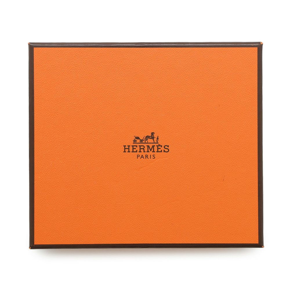 エルメス 三つ折り財布 ベアンコンビネ ナタ/ゴールド金具  